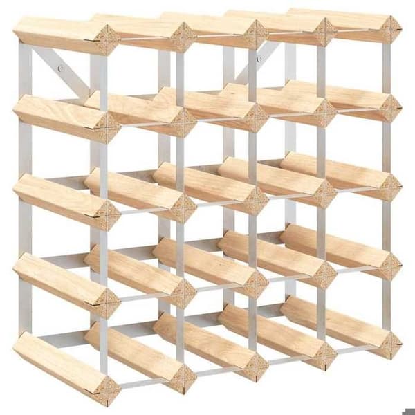 Maison Exclusive - Flaskeholder til 20 flasker Solid Pinède