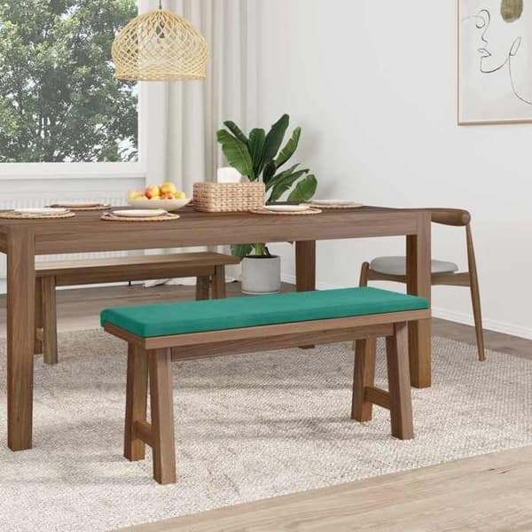 Maison Exclusive - Bänk Kudde Sammet Turkos Djup 35 cm
