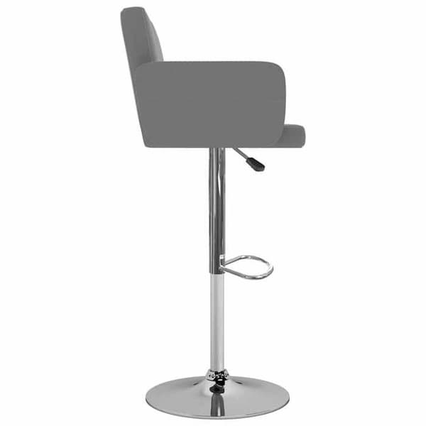 Maison Exclusive - Barstolar set om 2 grå konstläder
