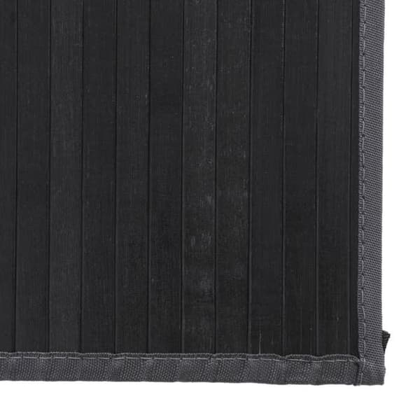 Maison Exclusive - Suorakulmainen harmaa matto 80x300 cm bambusta