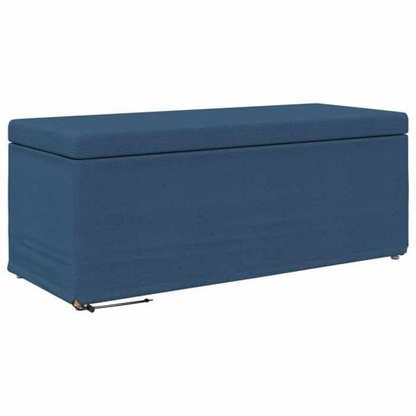 Taburett - EXKLUSIV HEM - 101 x 41 x 40 cm - Blå - Tyg - Laminatträ Blå
