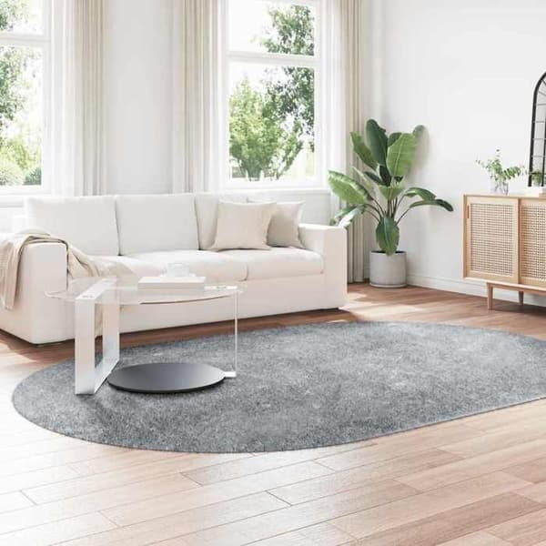Maison Exclusive - NAVARRA vaaleanharmaa pitkäkarvainen matto 300x200 cm