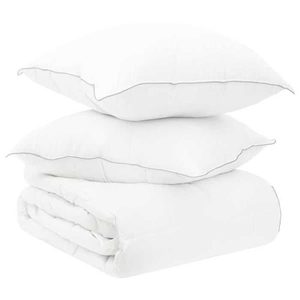 Maison Exclusive - Sängset med täcke och kuddar 3 pc 240 x 220 cm Vinter