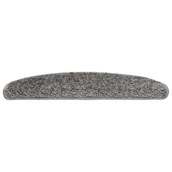 Maison Exclusive - Trappmatta 30 delar 65 x 21 x 4 cm Grå Halvcirkelformad Stor