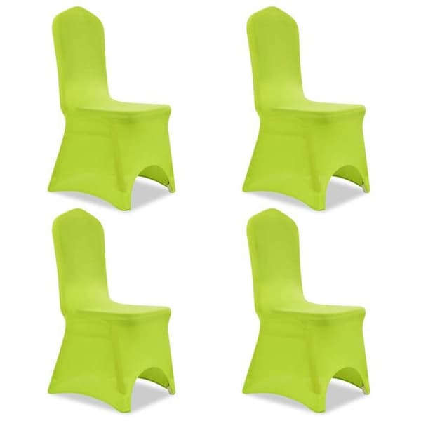 Maison Exclusive - Utsträckbar stolskydd 4 st grön