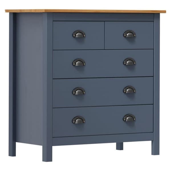 Buffé - EXKLUSIVT HUS - Kulle - Grå - Massivt trä - 79x40x80 cm Grå