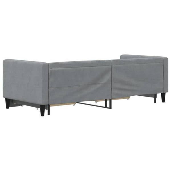 Päivävuode - EXCLUSIVE KOTI - 80 x 200 cm - 2-in-1 vuode - 2 säilytyslaatikkoa - Harmaa