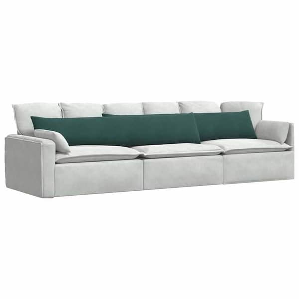 Maison Exclusive - Soffkuddar 2 st Mörkgrön 200 x 40 cm Mörkgrön