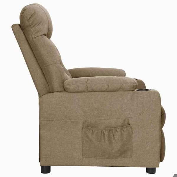 Maison Exclusive - Recliner Fåtölj Taupe Tyg