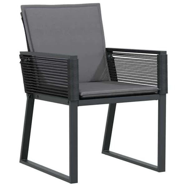 Maison Exclusive - 7 pc have spisebordssæt Anthracit antracit