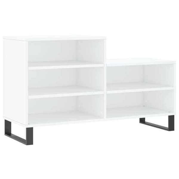 Maison Exclusive - Skoskåp Vit 102x36x60 cm Ingenjörsträ