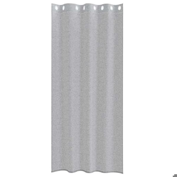Maison Exclusive - Gardin i Voile 2 st Mörkgrå 260 x 140 cm Polyester
