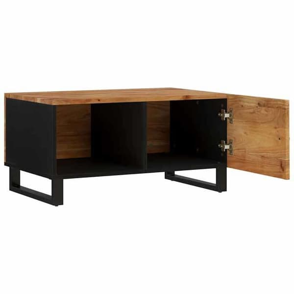 Maison Exclusive - Sofabord 80x50x40 cm Solid akacietræ og ingeniørtræ
