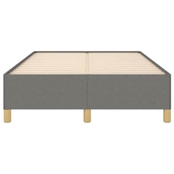 Sengestel - EKSKLUSIV HUS - 120x200 cm - Mørkegrå - Polyesterstof - Lamelseng Mörkgrå