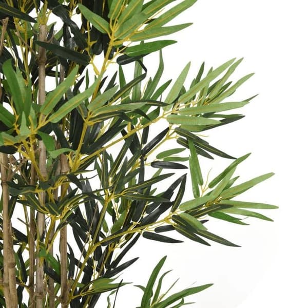 Maison Exclusive - Konstgjord bambu 1380 blad 200 cm grön