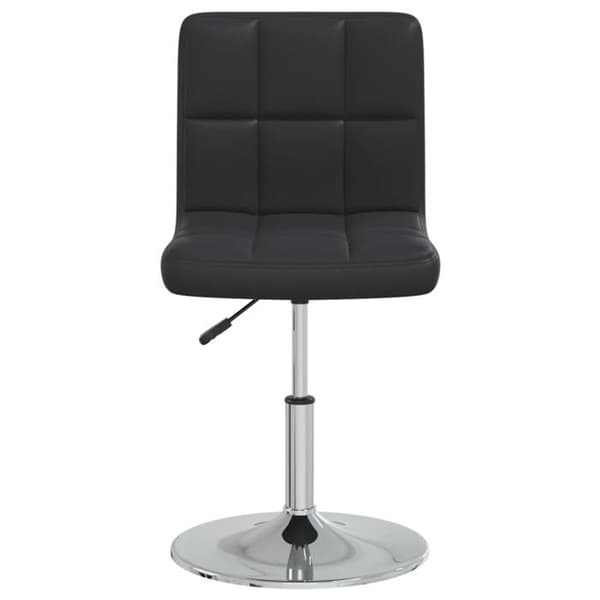 Maison Exclusive - Matstolar set om 6 svart konstläder