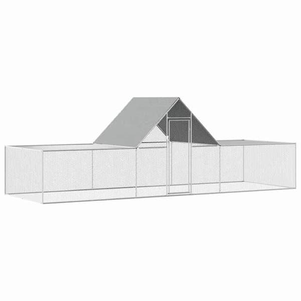 Exklusivt hus - Hönshus 6 x 2 x 2 m Galvaniserat stål