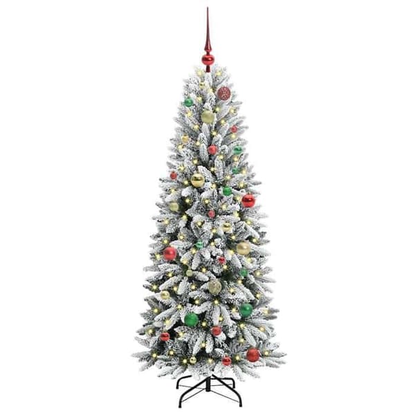 Maison Exclusive - Konstgjord Julgran Vit 150 cm Vit