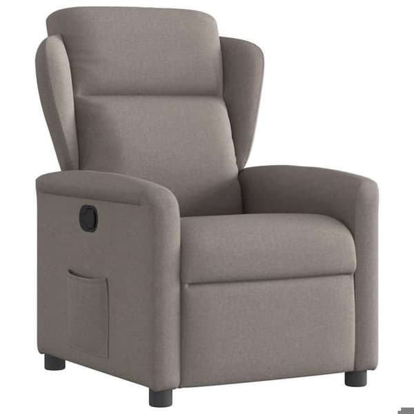 Maison Exclusive - Taupe Kankainen Nojatuoli