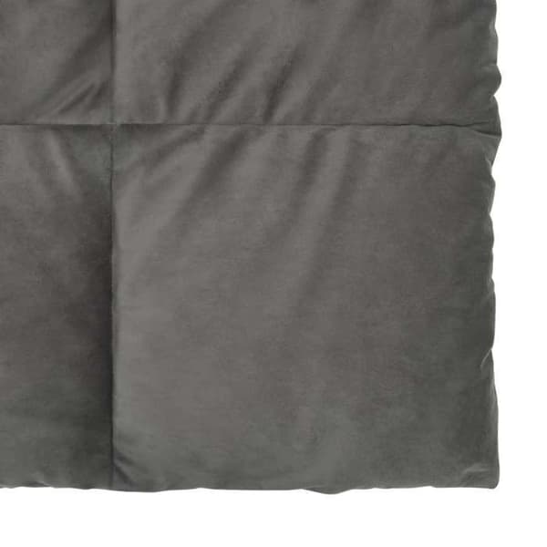 Couette - EXKLUSIVT HUS - 155 x 200 cm - 4 säsonger - Mikrofiber 100% polyester - Dubbel ansikte sammet/mikrofiber Ljusgrått