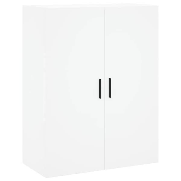 Maison Exclusive - Høj hvid buffet 69,5x34x180 cm Ingeniørtræ Vit