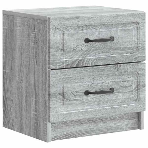 Maison Exclusive - Natteskab Sonoma grå 43 x 34,5 x 44,5 cm