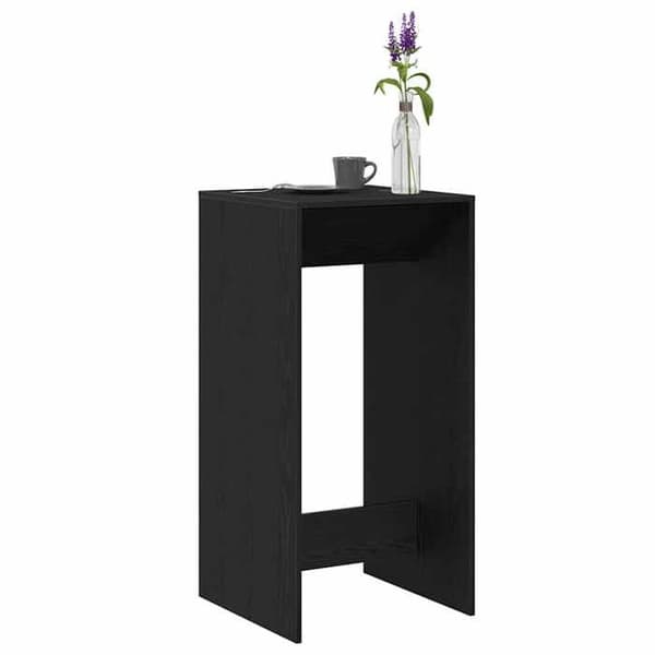 Maison Exclusive - Barbord 51 x 50 x 103,5 cm Ingeniørtræ Sort eg