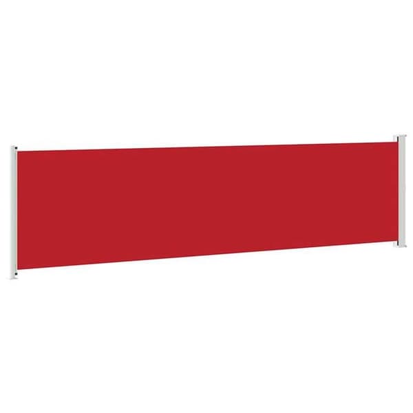 Maison Exclusive - Utdragbart sidotak för patio 600x160 cm röd