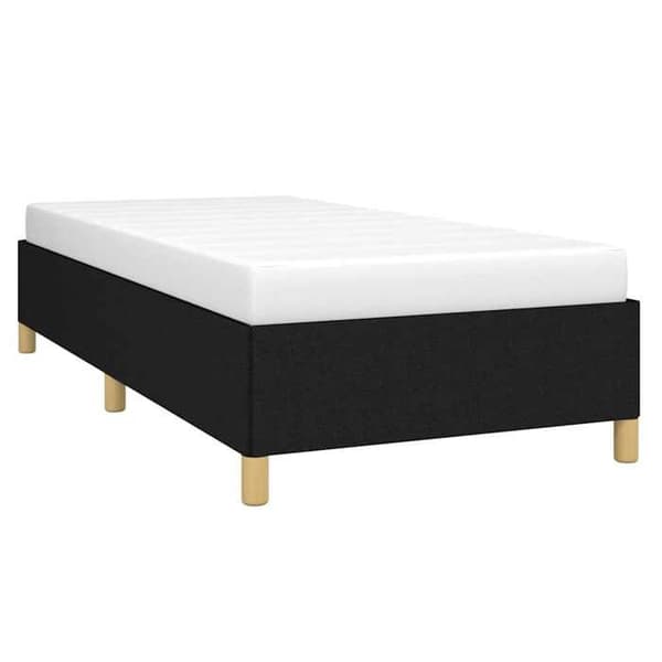 Maison Exclusive - Sengestel uden madras sort 80x200 cm stof