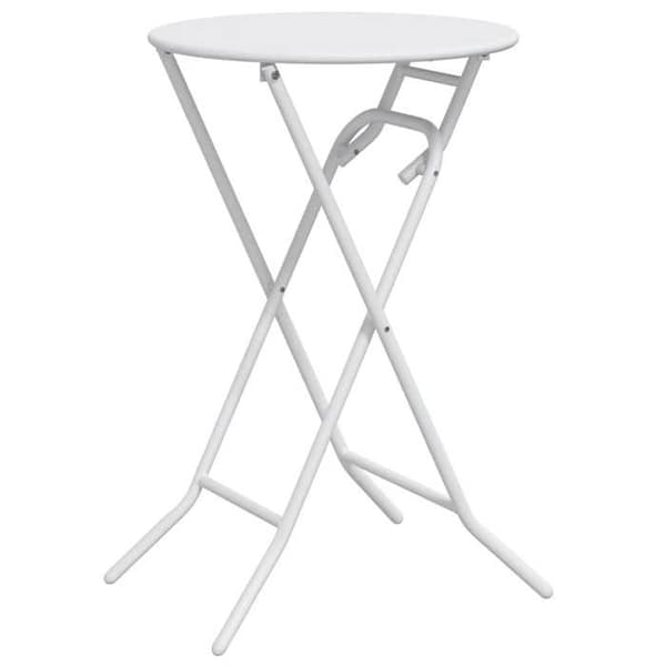 Trädgårdsbord - EXKLUSIV HEM - Minimalistisk - Vit - Metall - Fällbar Vit