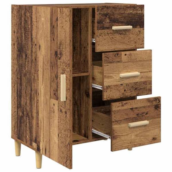 Buffé - EXKLUSIVT HEM - 34 x 69,5 x 90 cm - Ingenjörsträ - Brun - Nutida