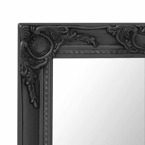 Maison Exclusive - Barok stil vægspejl 60x40 cm sort Svart