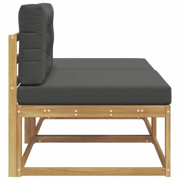 Maison Exclusive - 2-osainen Ulkopouf Valkoinen Polyesteri Vit