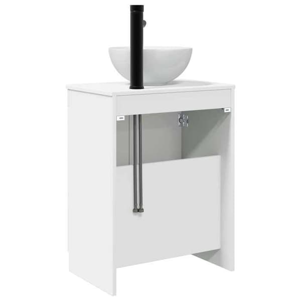 Maison Exclusive - Badeværelsesmøbel med hvid vask 54 x 35 x 83 cm Vit