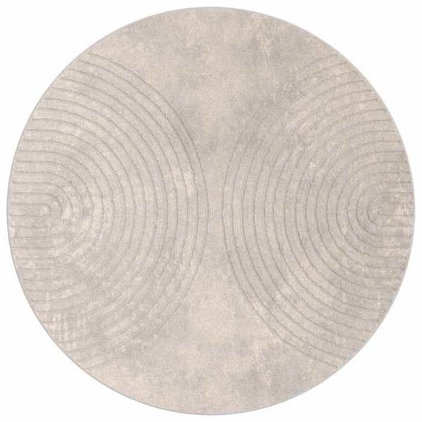 Maison Exclusive - Inomhusmatta GALATI Beige Ø 200 CM Polyester