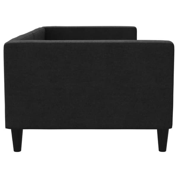 Maison Exclusive - Sengebænk uden madras sort 90x190 cm stof