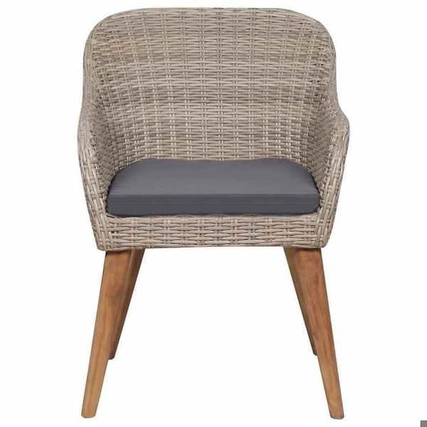 Maison Exclusive - Trädgårdsset 9 delar Brun brun