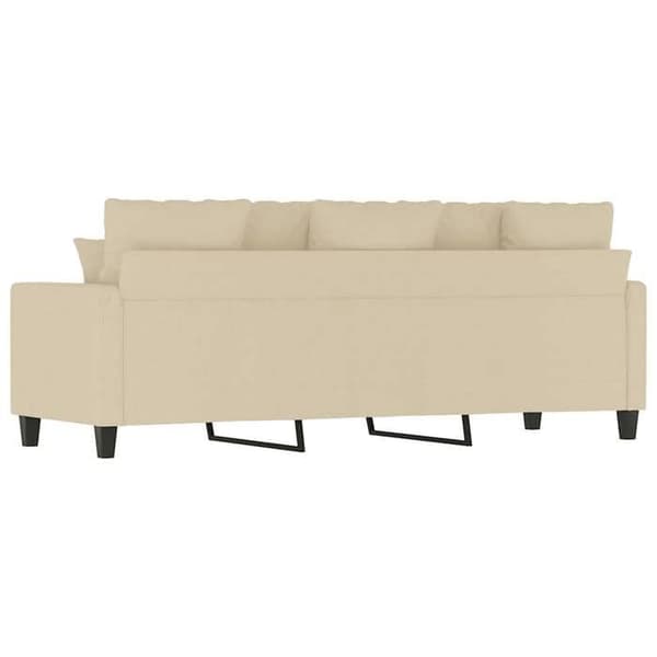 Maison Exclusive - 3-personers sofa Creme 180 cm Stof