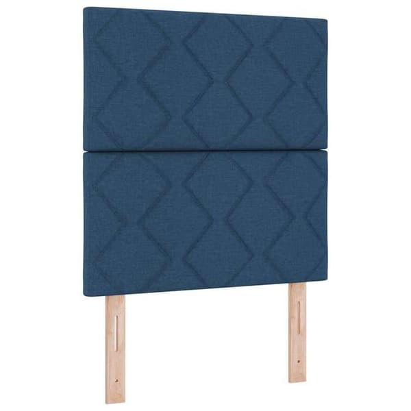 Maison Exclusive - Blå sänggavel 80 cm tyg