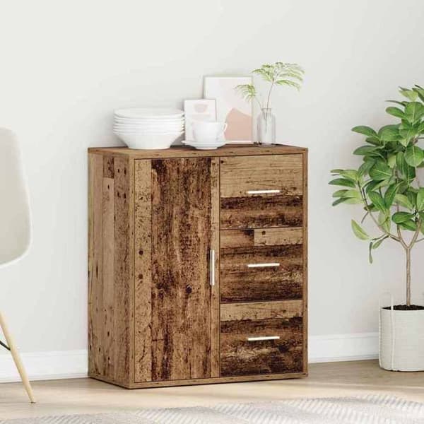 Buffé - EXKLUSIVT HUS - 60 x 31 x 70 cm - Ingenjörsträ - Rektangulär - Modern brun