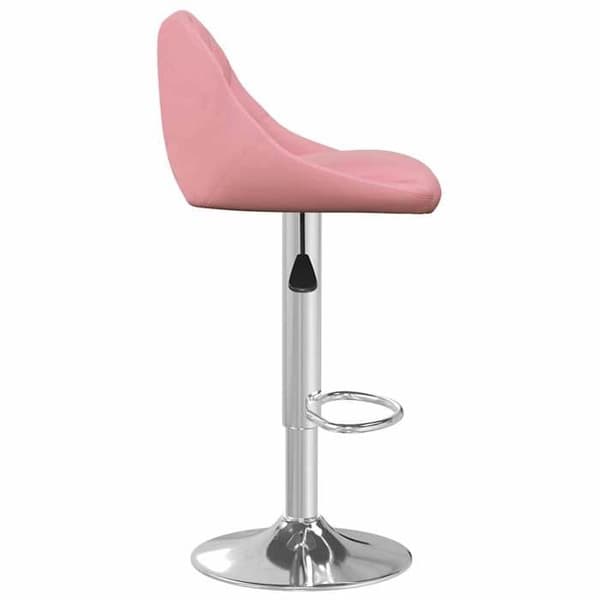 Maison Exclusive - Barstolar set om 2 rosa sammet
