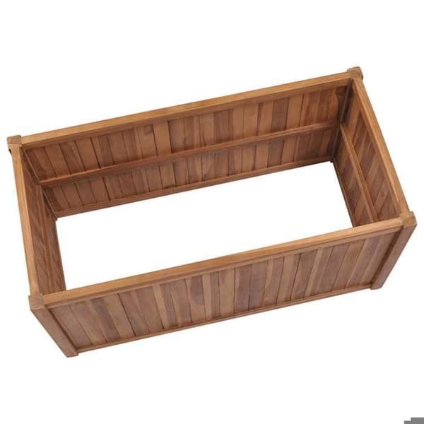 Maison Exclusive - Hævet seng 100x50x70 cm Solid teaktræ