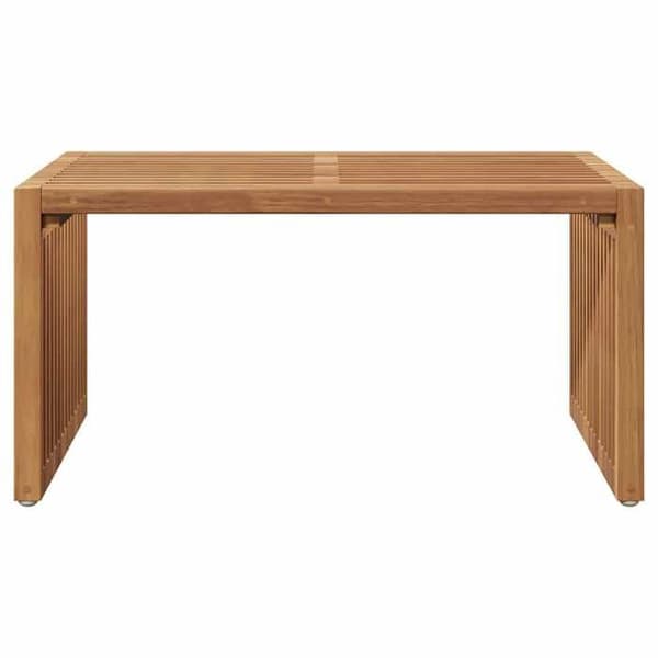 Havemøbelbord - MAISON EXCLUSIVE - 70x37,5x35,5 cm - Massiv teak - Velegnet til udendørs brug - Rektangulær