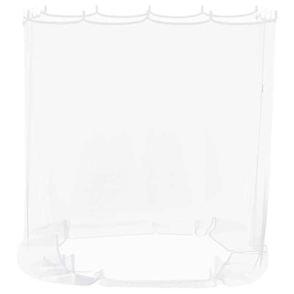 Maison Exclusive - Myggnät för gazebo 220 mesh Vit 2 x 2 x 2 m Polyester