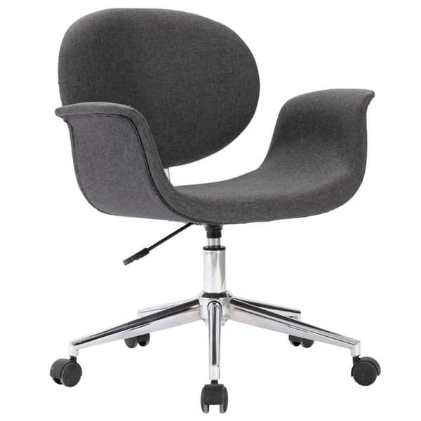 Maison Exclusive - Grå tyg snurrstol för kontor