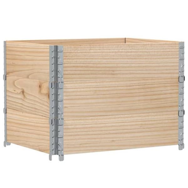 Maison Exclusive - Blomlåda 80x60 cm massiv furu