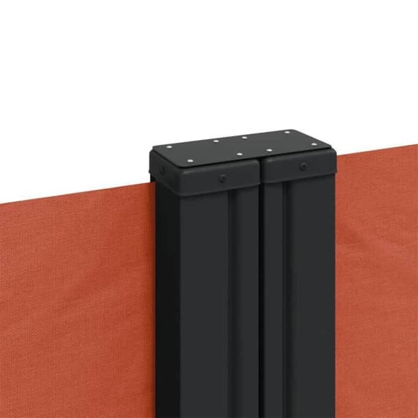 Maison Exclusive - Fällbart sidotak terrakotta 140x600 cm
