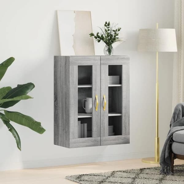 Maison Exclusive - Sonoma harmaa seinäkaappi 69,5x34x90 cm