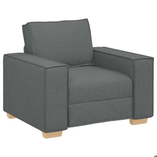 Maison Exclusive - Soffa 3 pc Mörkgrå tyg Mörkgrå