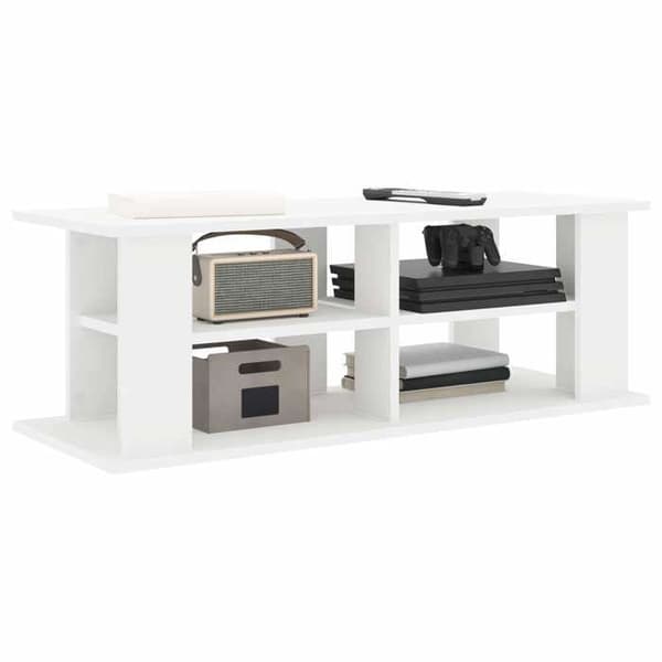 Maison Exclusive - Valkoinen televisioteline 96 x 35 x 33,5 cm